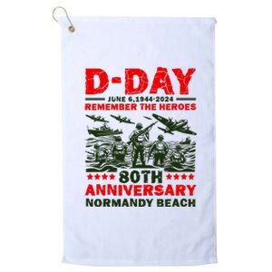 D Day 80th AnniversaryD Day 80th Anniversary Flag Platinum Collection Golf Towel