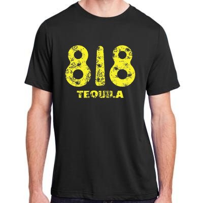 Drinking Design 818 Tequila Wine Lover Grunge Adult ChromaSoft Performance T-Shirt