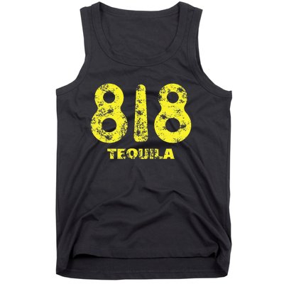 Drinking Design 818 Tequila Wine Lover Grunge Tank Top