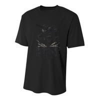 D Day 80th Anniversary Fathers Day Youth Performance Sprint T-Shirt