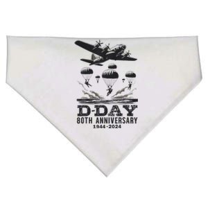 D Day 80th Anniversary Fathers Day USA-Made Doggie Bandana