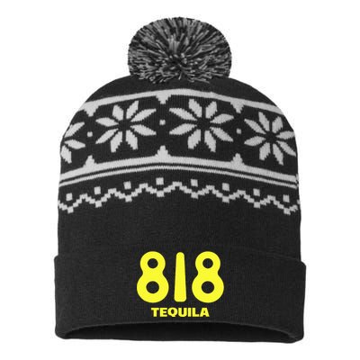 Drinking Design 818 Team Tequila Wine Lover USA-Made Snowflake Beanie