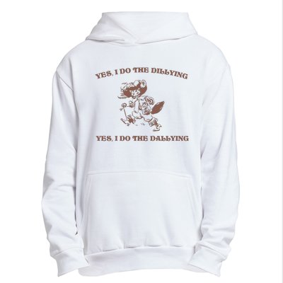 Dillying Dallying 90s Retro Graphic Urban Pullover Hoodie