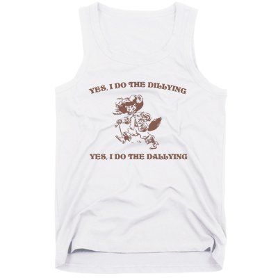 Dillying Dallying 90s Retro Graphic Tank Top