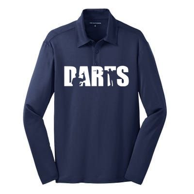 Darts Silk Touch Performance Long Sleeve Polo