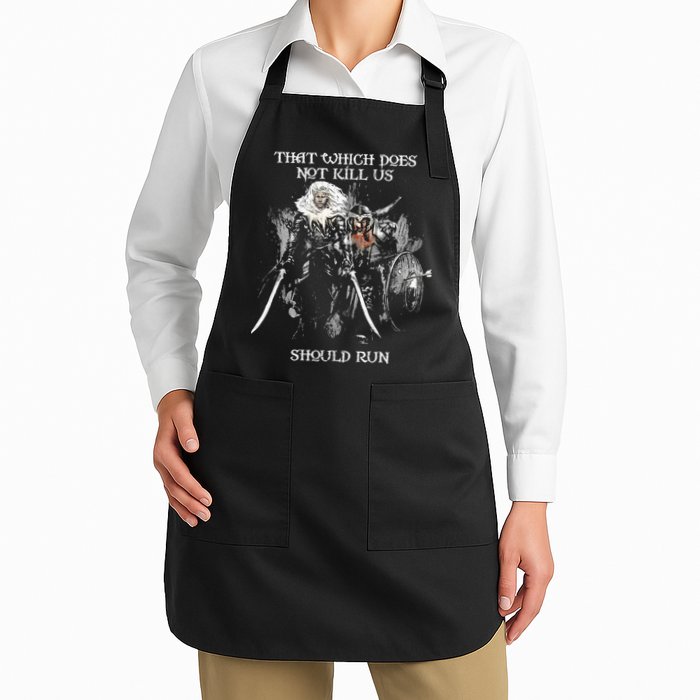 Drizzt DoUrden And Bruenor Battle Hammer Full-Length Apron With Pockets