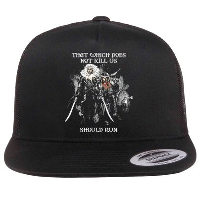Drizzt DoUrden And Bruenor Battle Hammer Flat Bill Trucker Hat
