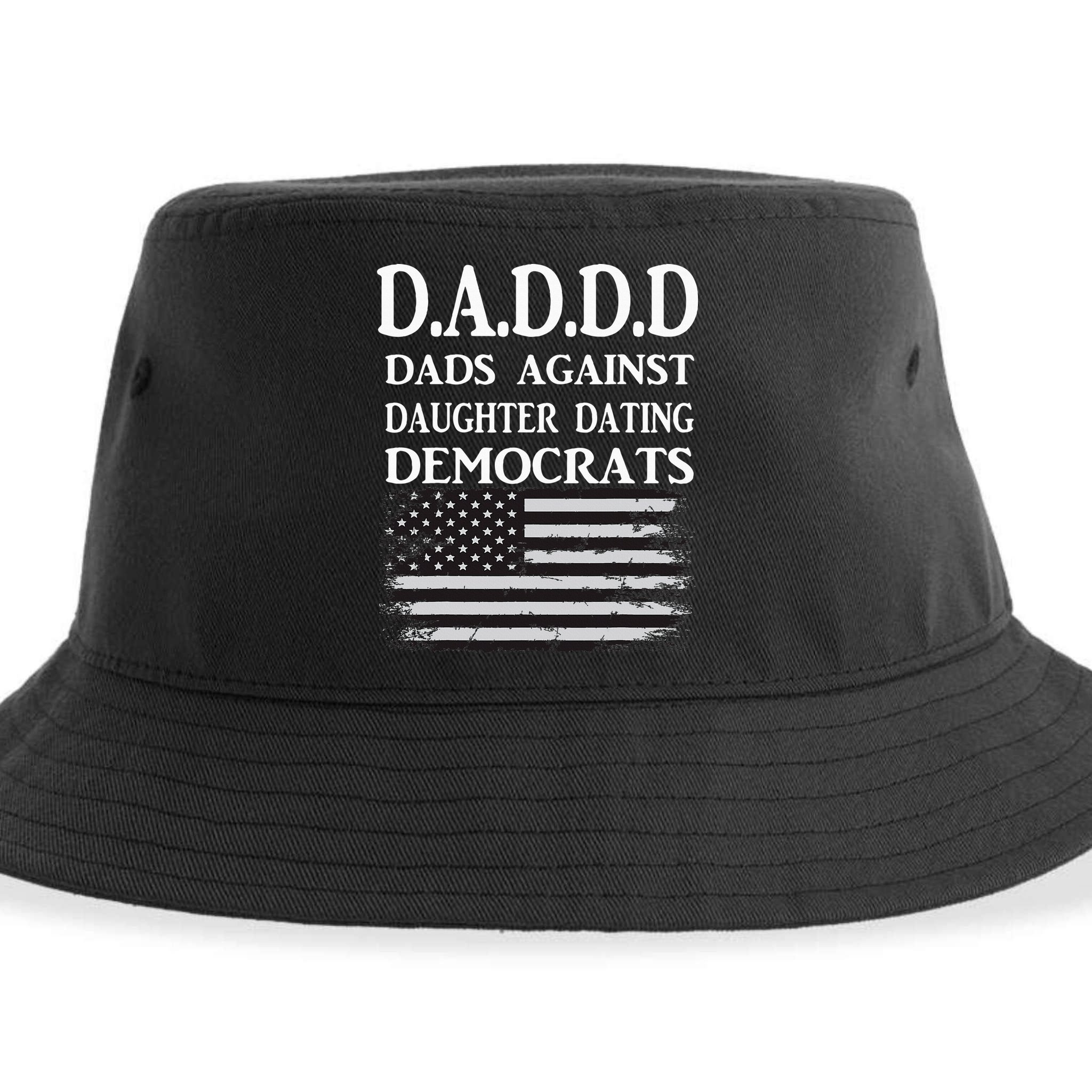 Daddd Dads Against Daughter Dating Democrats Sustainable Bucket Hat