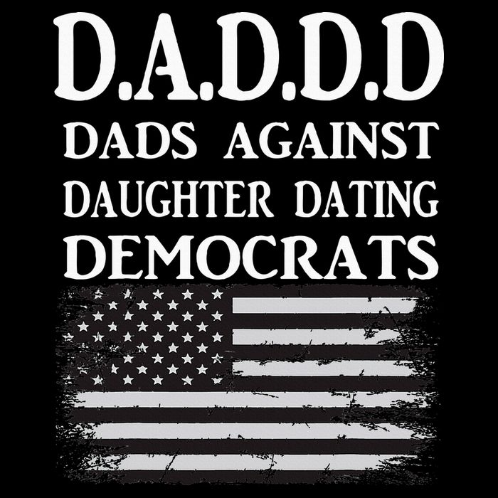 Daddd Dads Against Daughter Dating Democrats Drawstring Bag