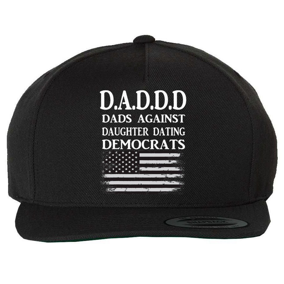 Daddd Dads Against Daughter Dating Democrats Wool Snapback Cap