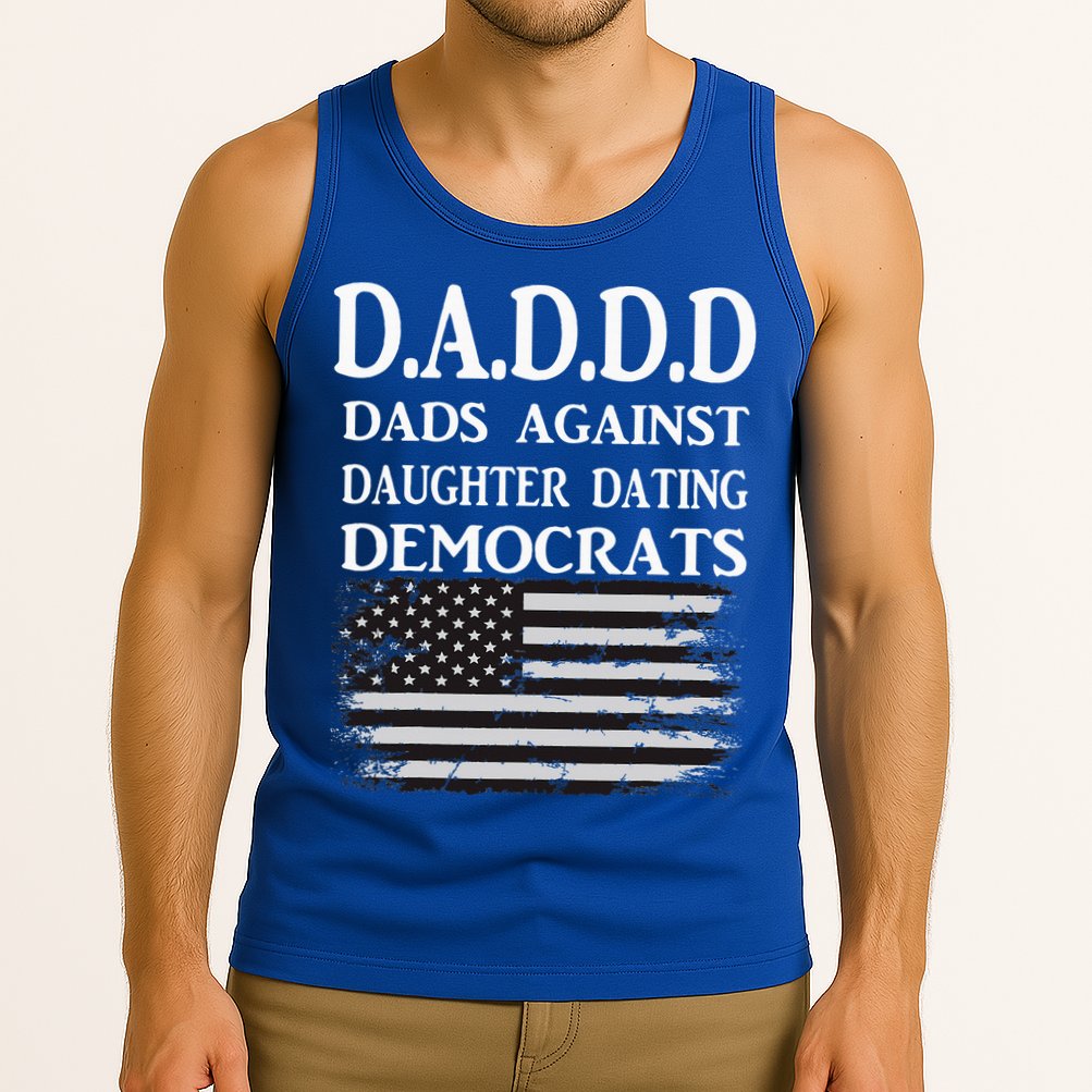Daddd Dads Against Daughter Dating Democrats Tank Top