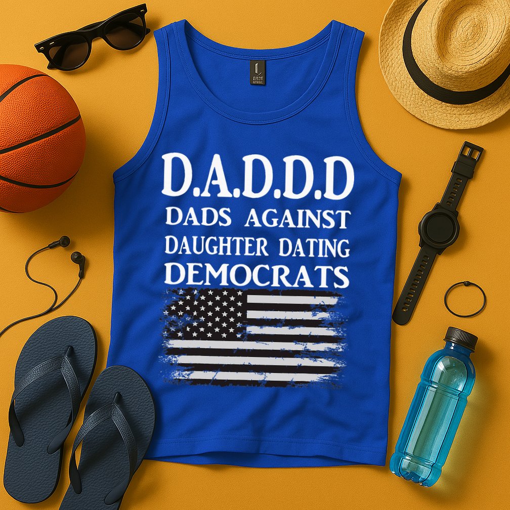 Daddd Dads Against Daughter Dating Democrats Tank Top