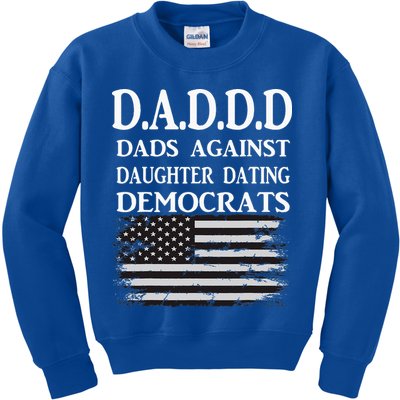 Daddd Dads Against Daughter Dating Democrats Kids Sweatshirt