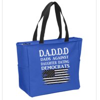 Daddd Dads Against Daughter Dating Democrats Zip Tote Bag