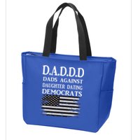 Daddd Dads Against Daughter Dating Democrats Zip Tote Bag
