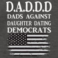 Daddd Dads Against Daughter Dating Democrats Vector Backpack