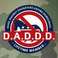 Daddd Dads Against Daughters Dating Democrats Legacy Tie Dye Trucker Hat