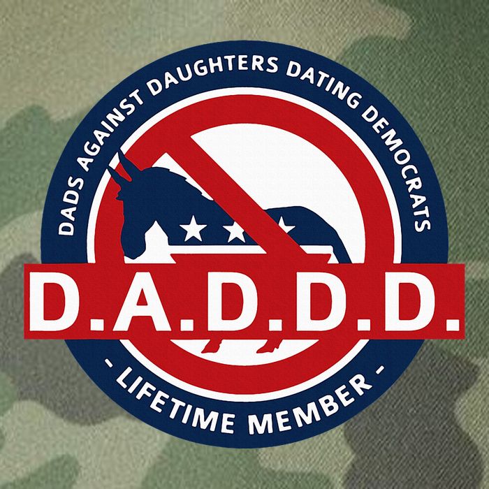 Daddd Dads Against Daughters Dating Democrats Legacy Tie Dye Trucker Hat