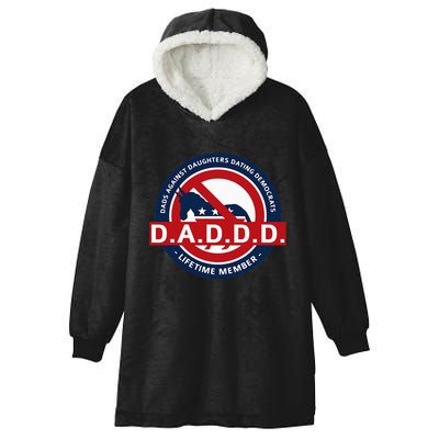 Daddd Dads Against Daughters Dating Democrats Hooded Wearable Blanket