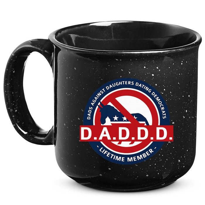Daddd Dads Against Daughters Dating Democrats 15oz Campfire Ceramic Mug