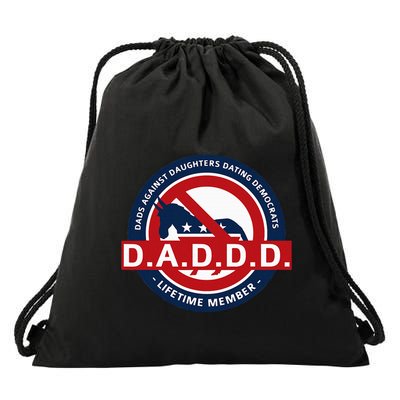 Daddd Dads Against Daughters Dating Democrats Drawstring Bag