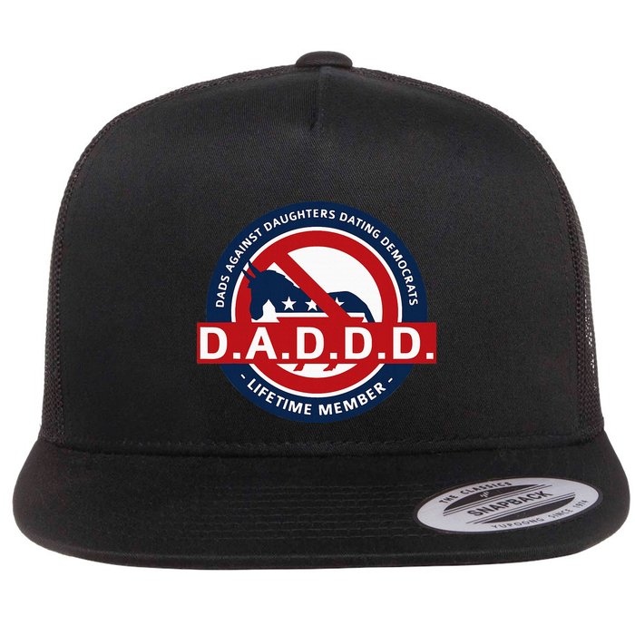 Daddd Dads Against Daughters Dating Democrats Flat Bill Trucker Hat
