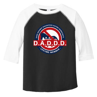 Daddd Dads Against Daughters Dating Democrats Toddler Fine Jersey T-Shirt