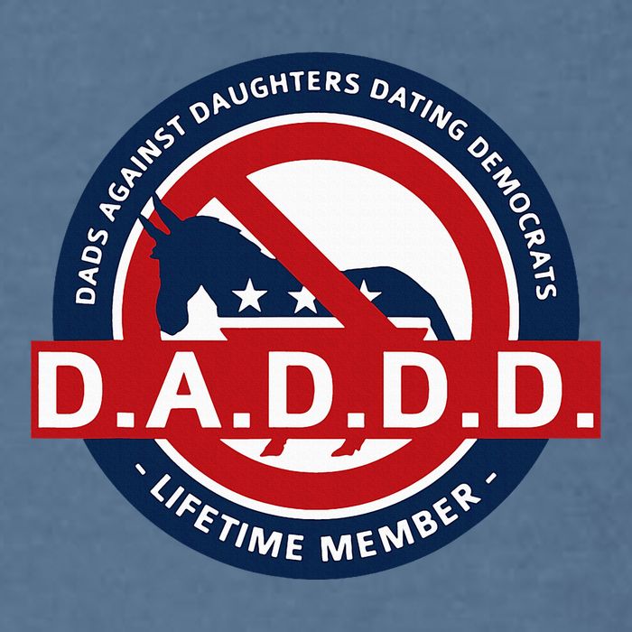Daddd Dads Against Daughters Dating Democrats Garment-Dyed Sweatshirt