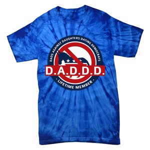 Daddd Dads Against Daughters Dating Democrats Tie-Dye T-Shirt