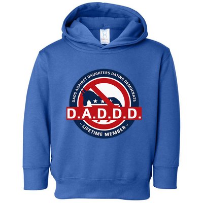 Daddd Dads Against Daughters Dating Democrats Toddler Hoodie