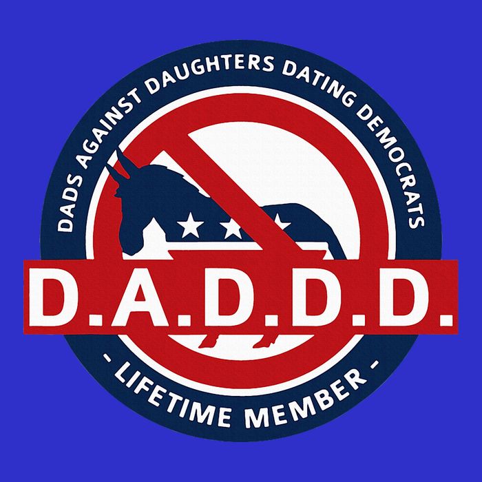 Daddd Dads Against Daughters Dating Democrats Tank Top