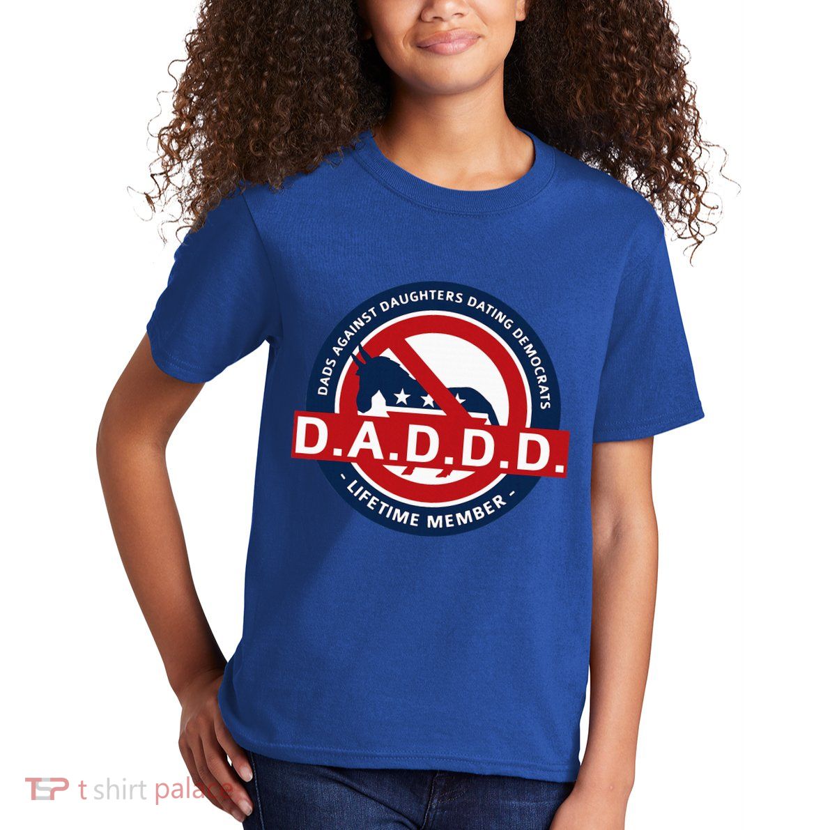 Daddd Dads Against Daughters Dating Democrats Kids T-Shirt