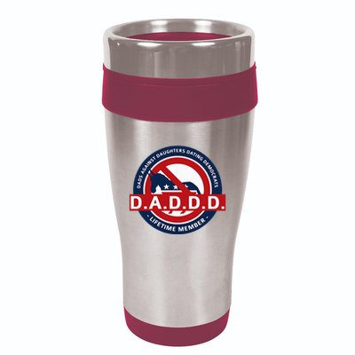 Daddd Dads Against Daughters Dating Democrats 16oz Travel Tumbler