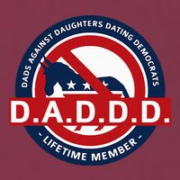 Daddd Dads Against Daughters Dating Democrats 16oz Travel Tumbler