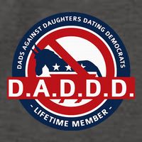 Daddd Dads Against Daughters Dating Democrats Vector Backpack