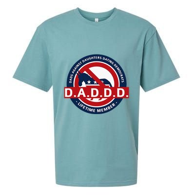 Daddd Dads Against Daughters Dating Democrats Sueded Cloud Jersey T-Shirt