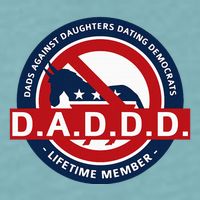 Daddd Dads Against Daughters Dating Democrats Sueded Cloud Jersey T-Shirt