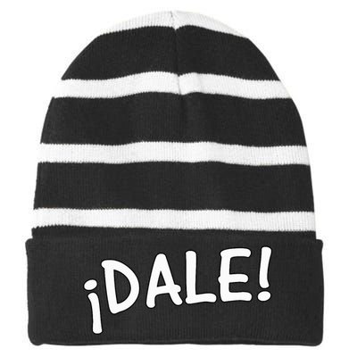 Dale! Striped Beanie with Solid Band