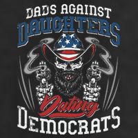 Daddd Dads Against Daughters Dating Democrats 7 Panel Mesh Trucker Snapback Hat