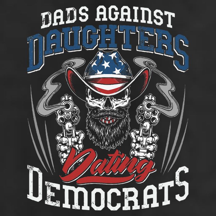 Daddd Dads Against Daughters Dating Democrats 7 Panel Mesh Trucker Snapback Hat