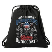 Daddd Dads Against Daughters Dating Democrats Drawstring Bag