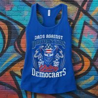 Daddd Dads Against Daughters Dating Democrats Womens Tank Top
