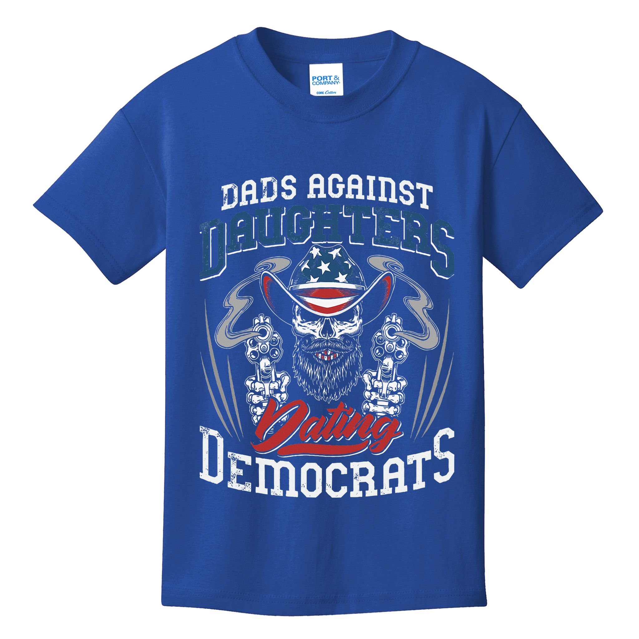 Daddd Dads Against Daughters Dating Democrats Kids T-Shirt