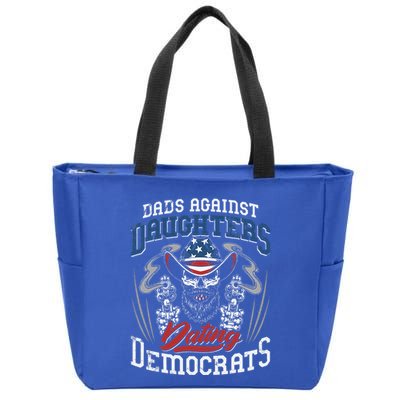 Daddd Dads Against Daughters Dating Democrats Zip Tote Bag