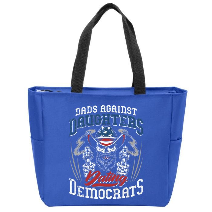 Daddd Dads Against Daughters Dating Democrats Zip Tote Bag
