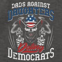 Daddd Dads Against Daughters Dating Democrats Vector Backpack