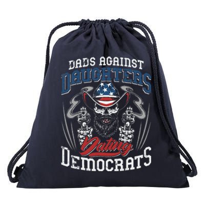 Daddd Dads Against Daughters Dating Democrats Drawstring Bag