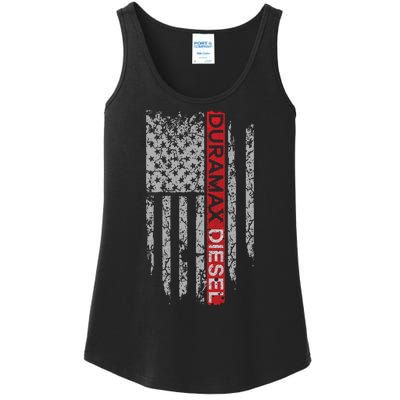 Duramax Diesel American Flag Ladies Essential Tank