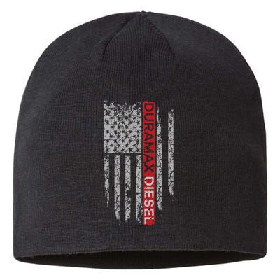 Duramax Diesel American Flag Sustainable Beanie