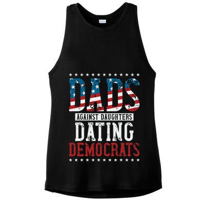 Daddd Dads Against Daughters Dating Democrats Ladies PosiCharge Tri-Blend Wicking Tank